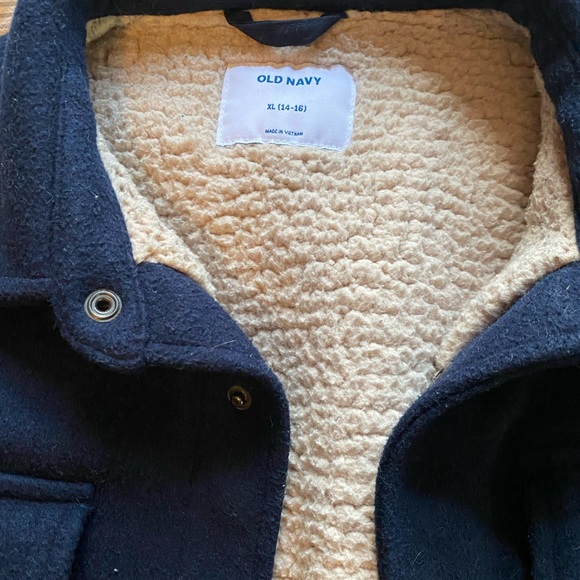 Old Navy Sherpa/wool jacket - Picture 3 of 4